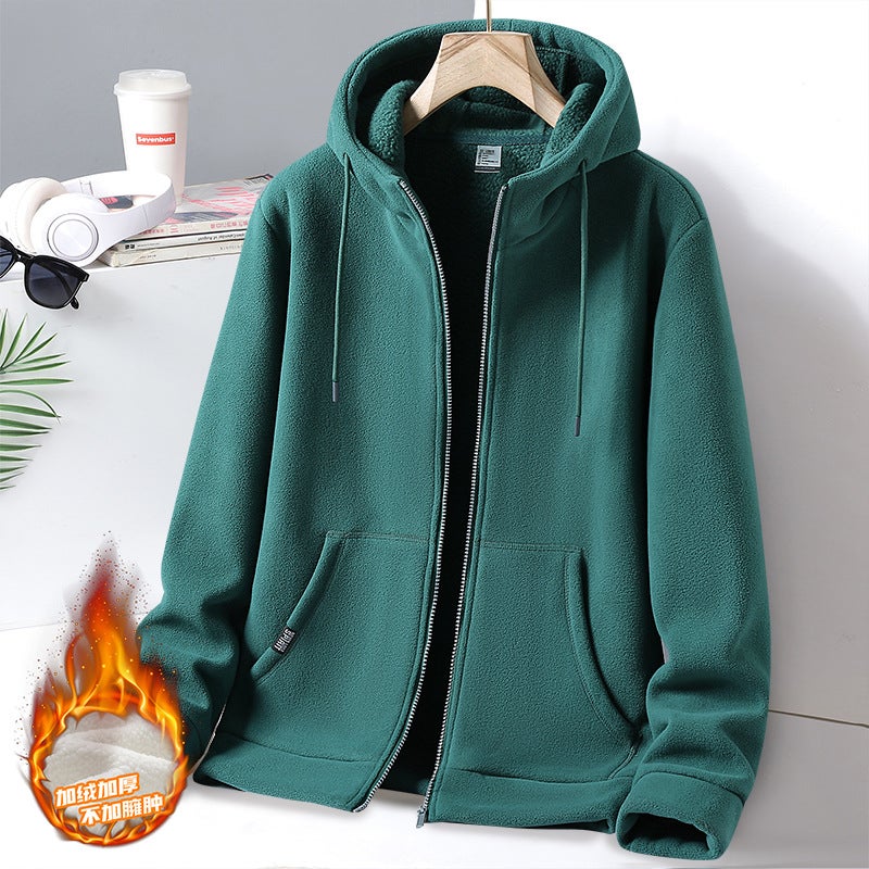 [] Fleece Fleece-Lined Thickened Outdoor Men'S Couple Jacket Women'S Jacket Men'S Fleece Windproof - Image 1